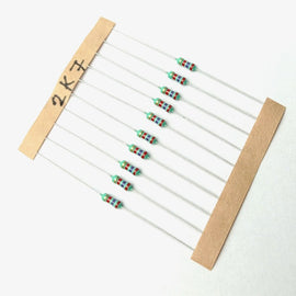 2.7K ohm, 1/4 Watt Resistor