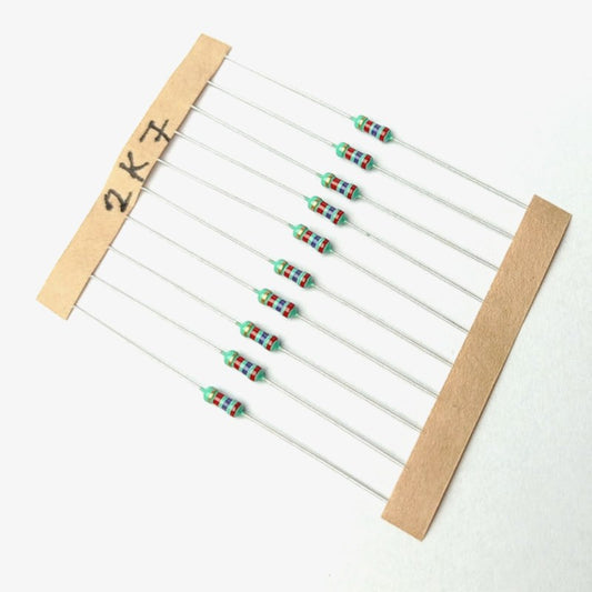 2.7K ohm, 1/4 Watt Resistor