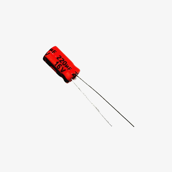 220uF 16V Electrolytic Capacitor