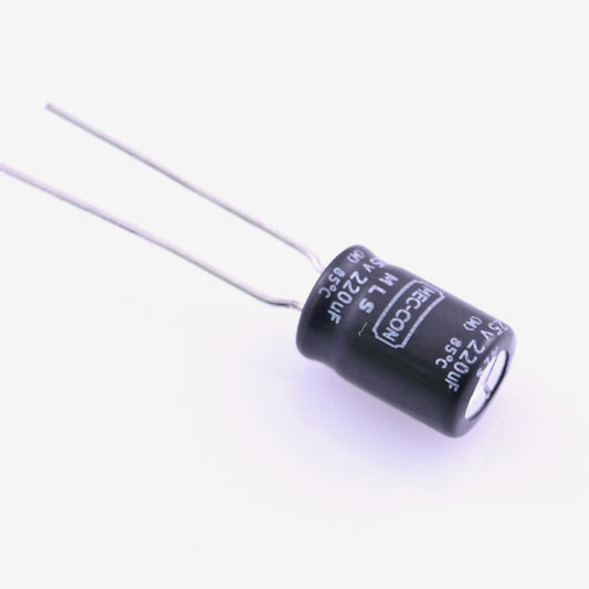 220uF 25V Electrolytic Capacitor