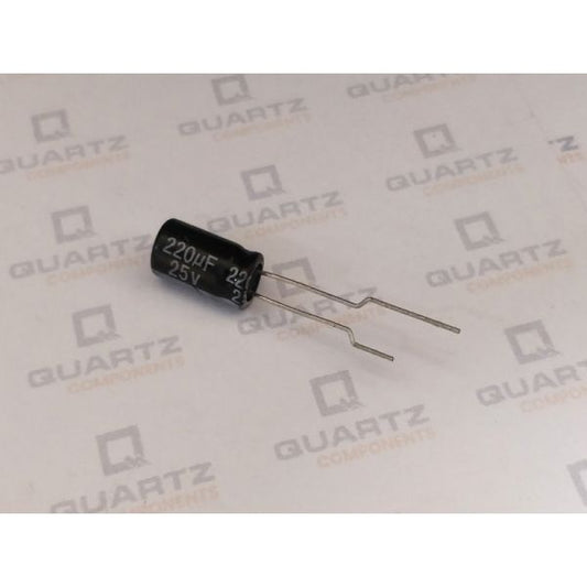 220uF 25V Electrolytic Capacitor