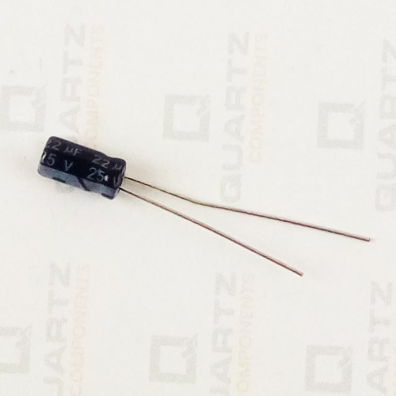 22uF/25V Radial Electrolytic Capacitor