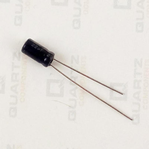 22uF25V Radial Electrolytic Capacitor