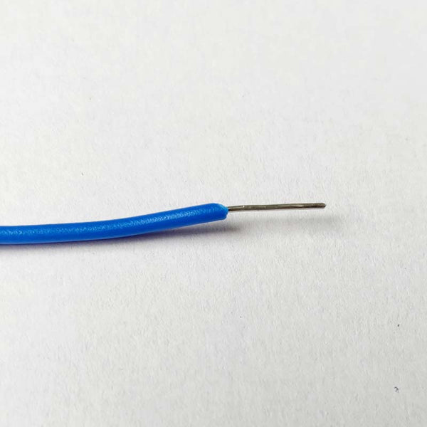 23AWG Single Strand Breadboard Connecting Wire (Blue - 1mtr)