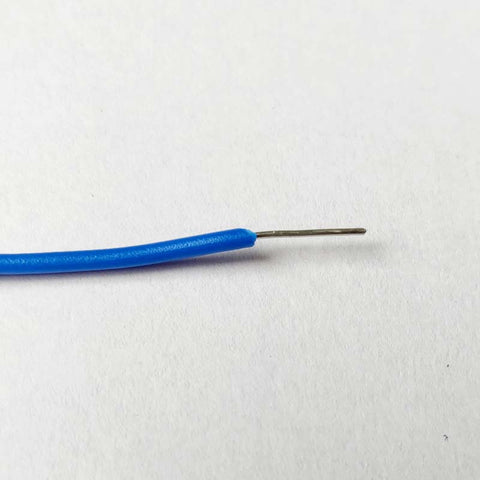 23AWG Single Strand Wire (Blue - 1mtr)