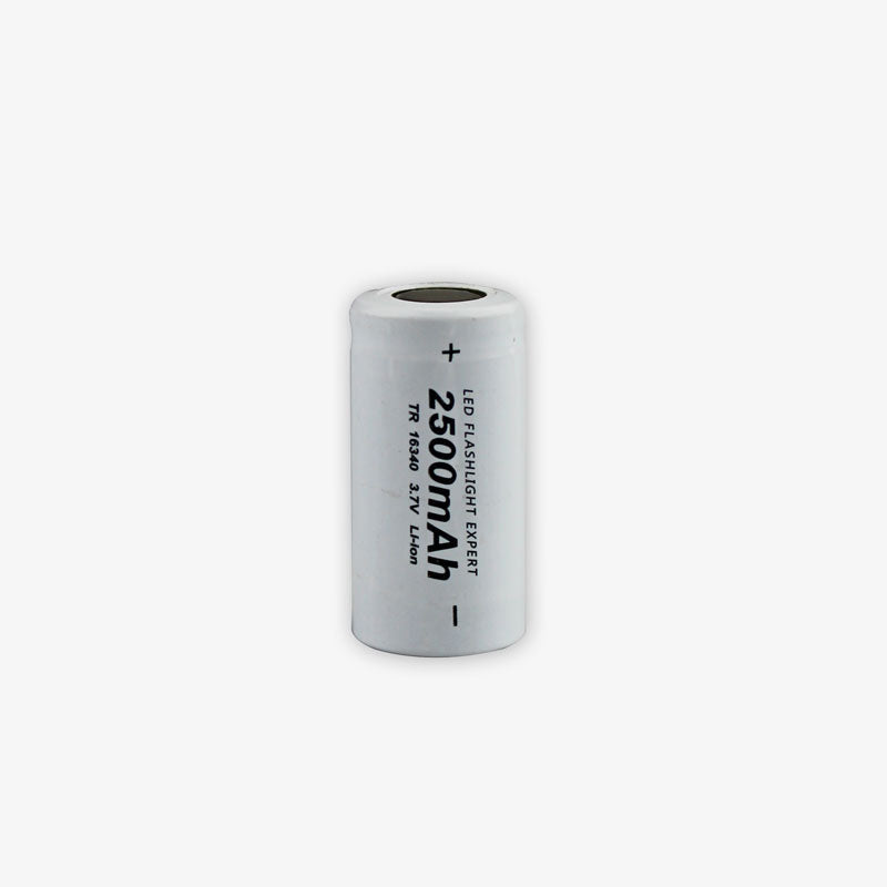 16340 Li-ion 2500mAh Rechargeable Battery