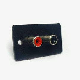 2-Way RCA Female Socket Connector - Panel mount