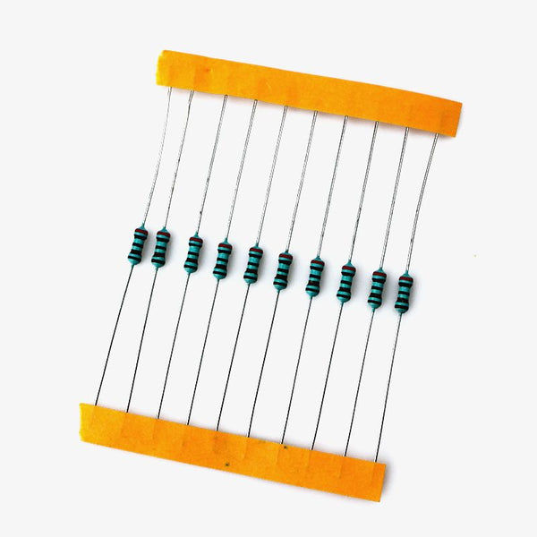 2K ohm, 1/4 Watt Resistor with 1% tolerance (Pack of 10)