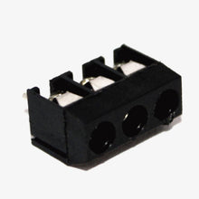 Load image into Gallery viewer, 3 Pin PCB Mount Terminal Block (Screw type) - 5mm Pitch (Black)