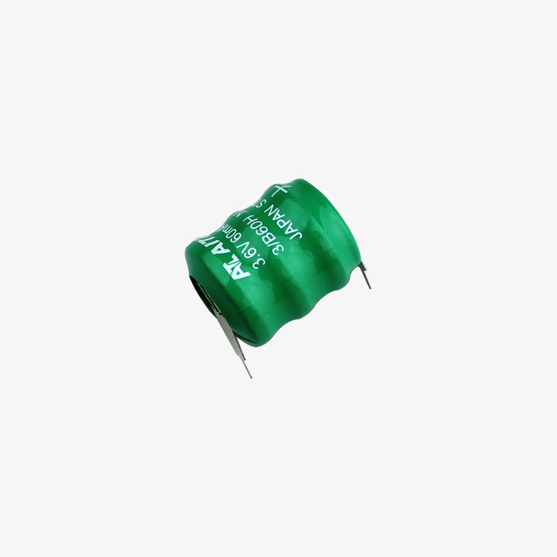 3.6V 60mAh PCB Mount Ni-MH Battery