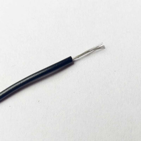 36AWG Multi Strand Wire BLACK