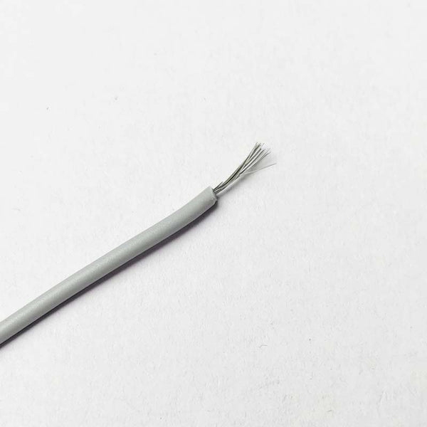 36AWG Multi Strand Wire 14/36 (Gray - 1mtr)