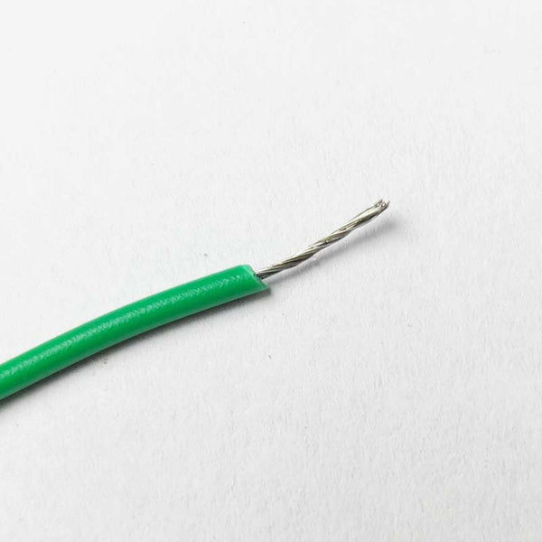 36AWG Multi Strand Wire 14/36 (Green - 1mtr)