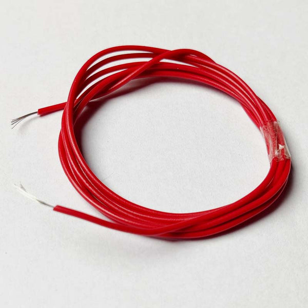 36AWG Multi Strand Wire 7/0.0052 (Red - 1mtr) – QuartzComponents