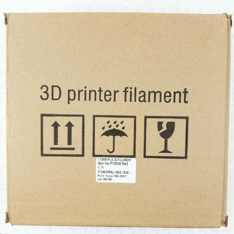3D Printing filaments(Red) with box