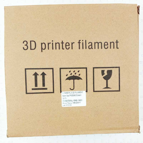 3D Printing filaments PLA 1kg(Green) with box