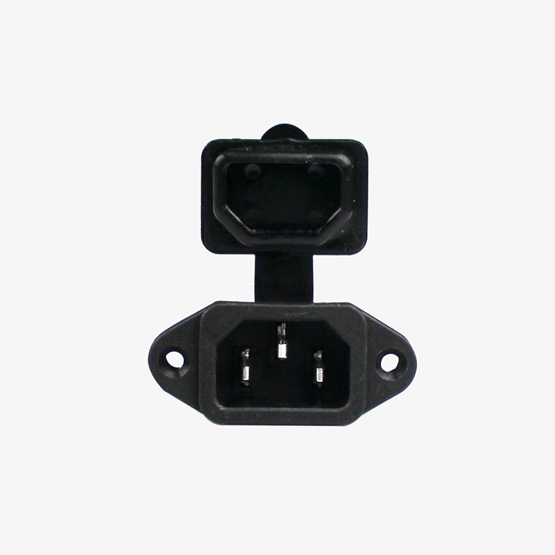 3 Pin Male Connector with Rubber Cover