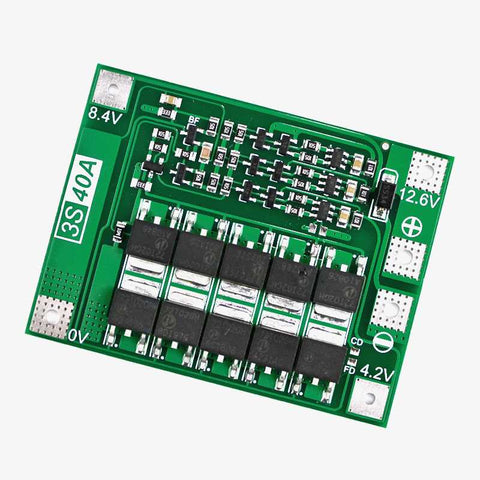 3S 40A Li-ion Battery Protection BMS Module