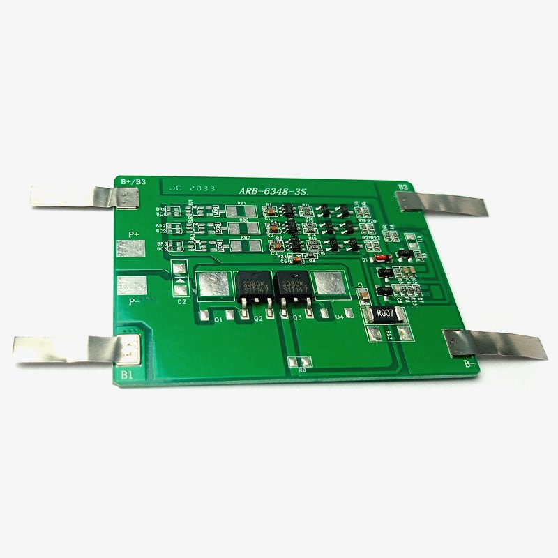 3S 6A Battery Protection BMS Module with Nickel Strip