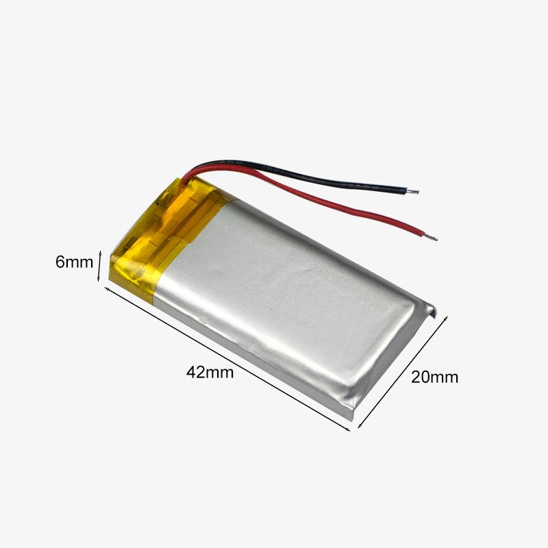 3.7V 450mAh Lithium Polymer Rechargeable Battery