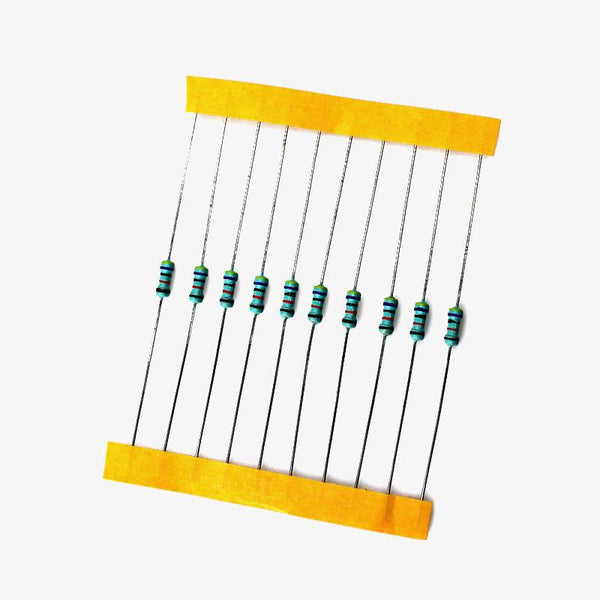 470K ohm, 1/4 Watt Resistor with 1% tolerance (Pack of 10 ...