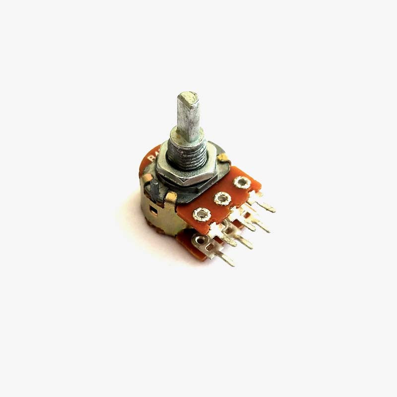 470KOhm Poti Mono 470K LOG 4mm Metallachse 470KOhm Poti Mono 470K LOG 4mm Metallachse