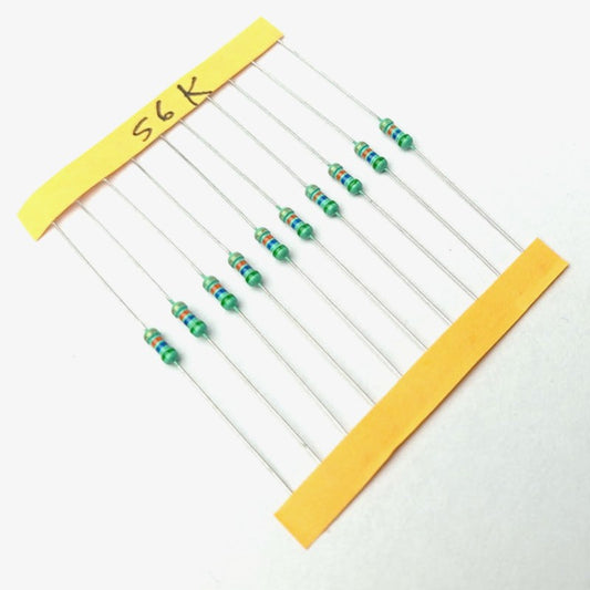 56K ohm, 1/4 Watt Resistor 