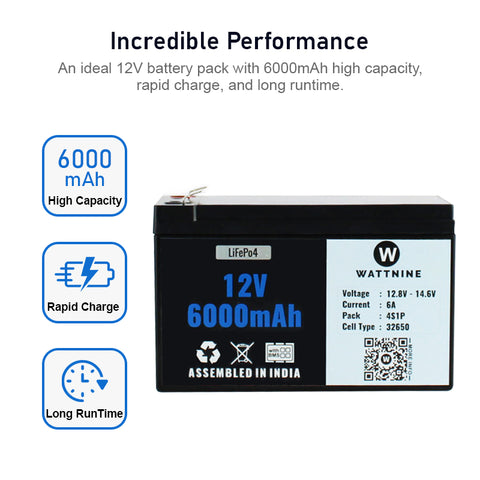 6Ah battery