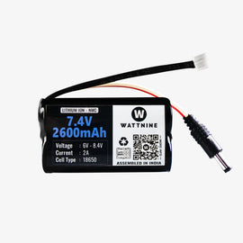 7.4 2600mAh Lithium Battery