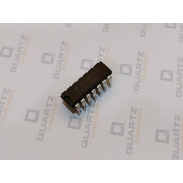 2x SN74LS06N (74LS06) Hex Inverter Buffer/Driver IC - DIP-14 - New