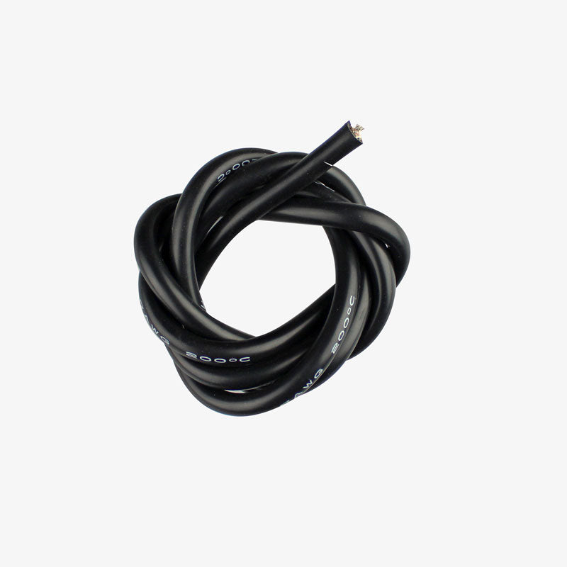 7AWG Silicone Wire Black ( 1 meter )