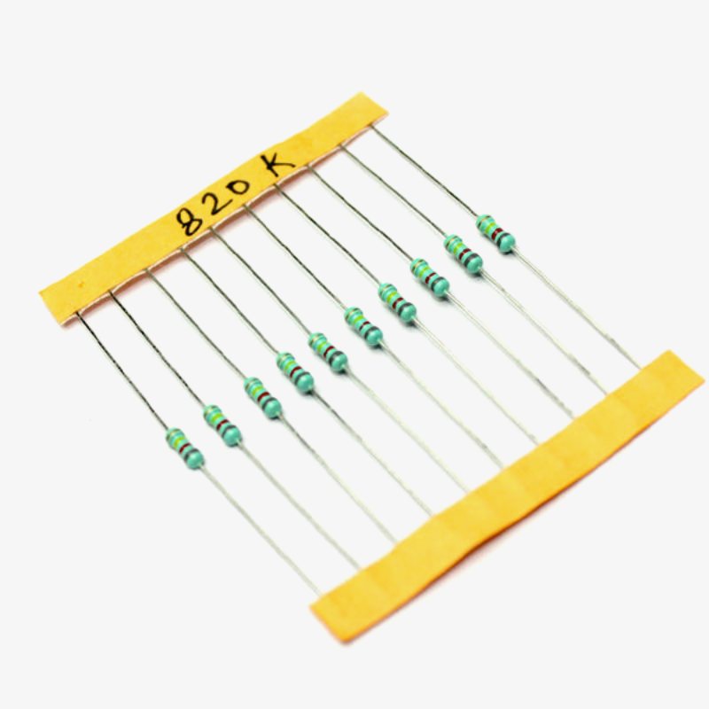 820K ohm, 1/4 Watt Resistor