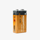 AmazonBasics 9V Alkaline Battery Hi-Top