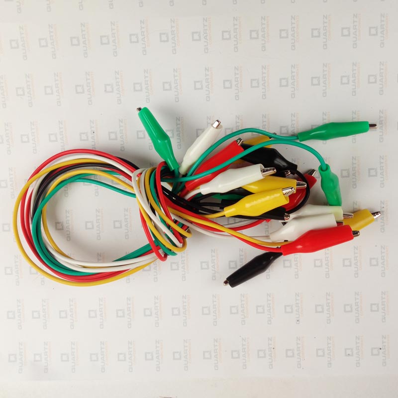 Alligator Double-ended Crocodile Clips Roach Clip Test Jumper Wire