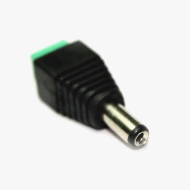 Male DC Adapter with Screw Terminal