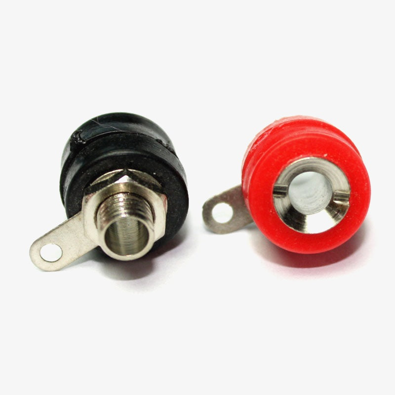 Banana Plug 4mm Female Socket Connector Pair