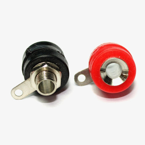 Banana Plug 4mm Female Socket Connector Pair