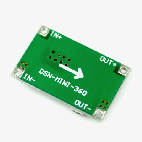 thumbnail interactive-video image 1 of 5PCS Mini 360 3A DC-DC Step Down Buck Converter Power Supply Module MP2307 Chip 1 of 3