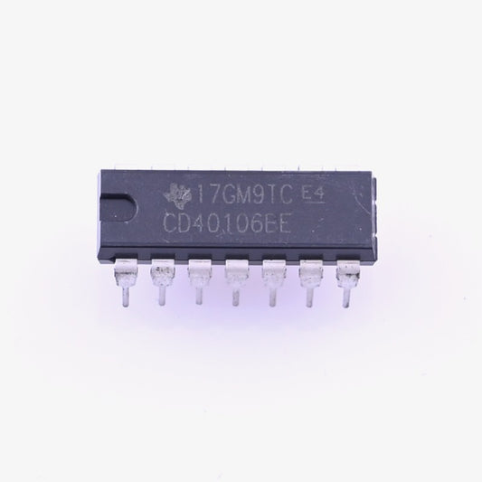 CD40106 - Hex Inverter Schmitt Trigger IC
