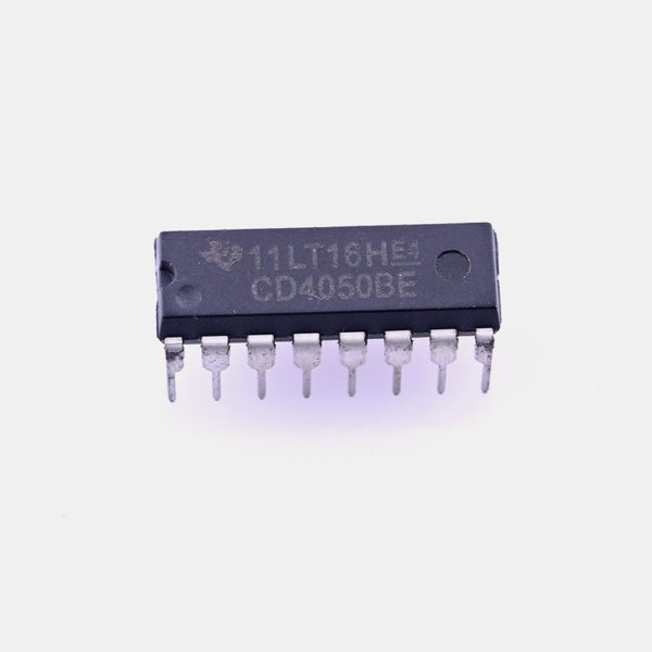 CD4050 - Hex Buffer Converter IC - DIP-16 Package