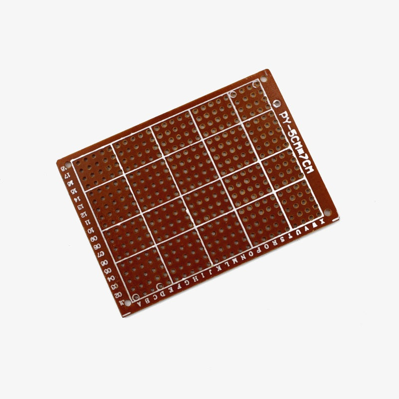 5x7cm Single Side Copper Plate Perf Board for PCB Prototype / Dotted Board / General Purpose PCB / Zero PCB