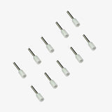 0.5 sqmm Insulated Terminal Ferrule End Lug (Pack of 10) Crimp Wire Lugs/End Sealing Lugs/Crimp Connectors/Tubular Lugs