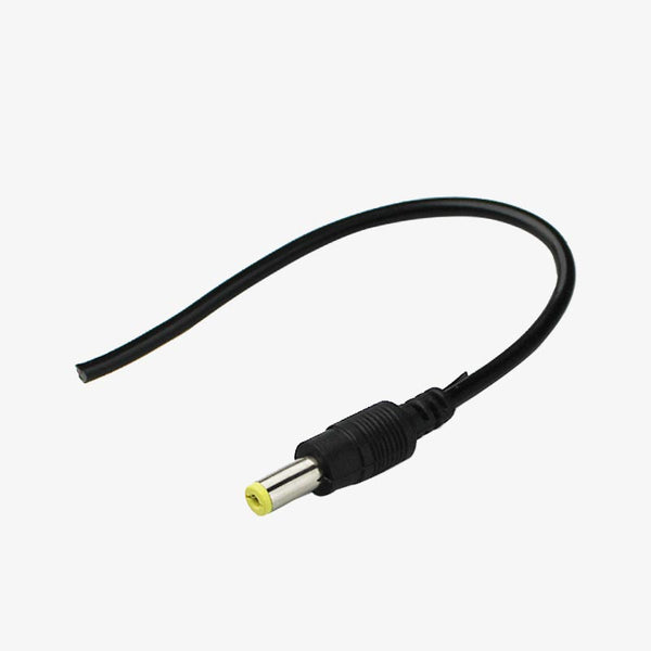 DC Male Barrel Jack Power Connector with Wire