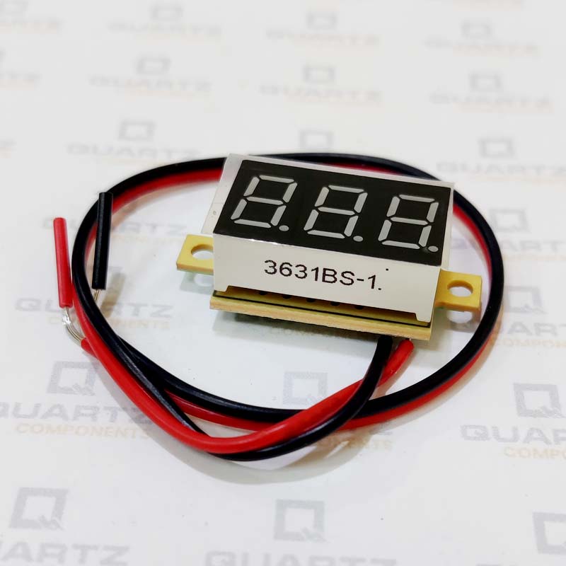 4.5V - 30V 0.36 Inch 2 Wire DC Voltmeter