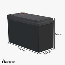 Load image into Gallery viewer, 12v 7.2Ah Li-ion Battery Pack with 1 Year Warranty - Plastic Enclosure