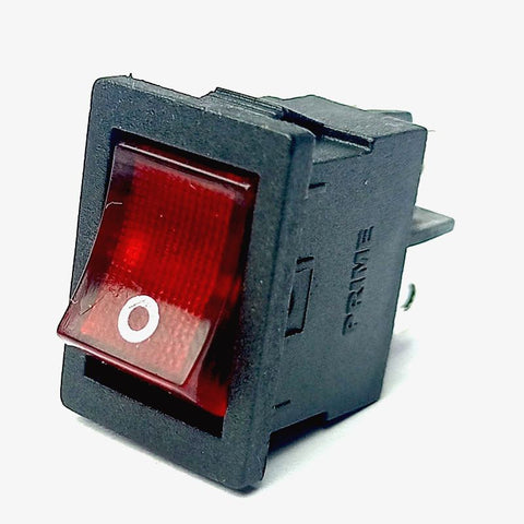 DPST ON-OFF Illuminated Rocker Switch - 6A 250V AC