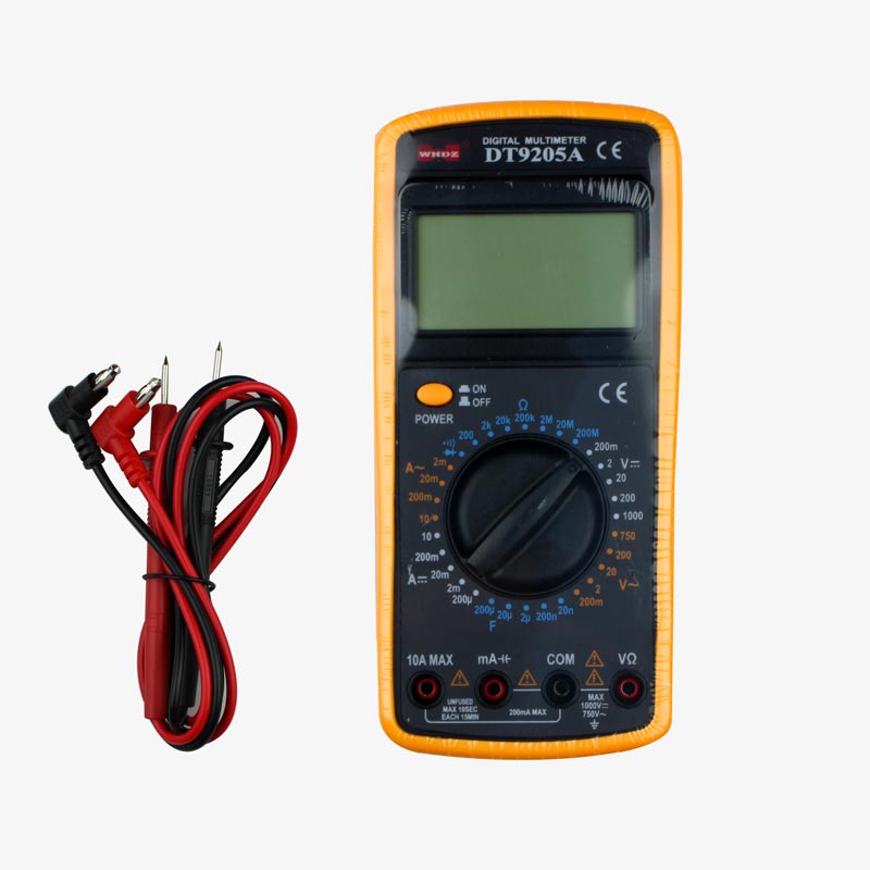 DT9205A Digital Multimeter with Probes