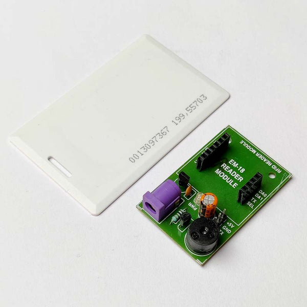Buy EM18 RFID Reader module with RFID Card – QuartzComponents