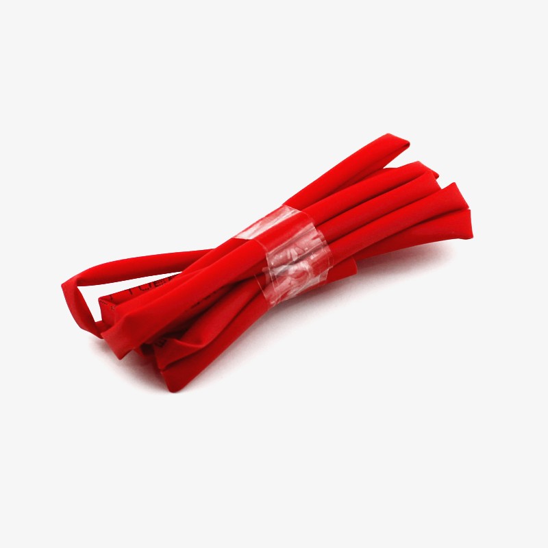 Heat Shrink Sleeve Tube - 3mm Diameter - Red - 1 meter