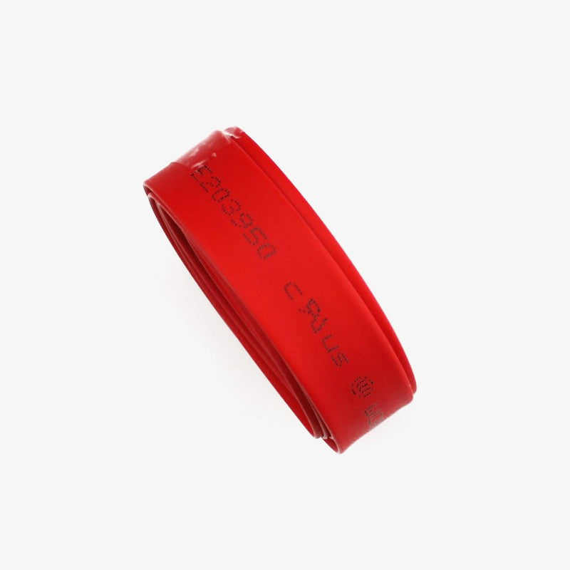 Heat Shrink Sleeve Tube Flat - 8mm Diameter - Red - 1 meter